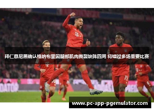 拜仁慕尼黑确认格纳布里因腿部肌肉撕裂缺阵四周 将错过多场重要比赛